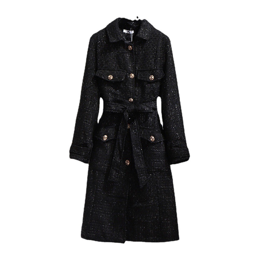 120-350斤大码女装胖mm2023秋冬时尚风衣小香风洋气显瘦大衣